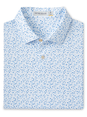 Peter Millar Featherweight When Life Gives You Lemons Polo, White