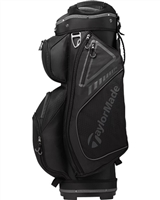 TaylorMade Select Plus Cart Bag, Black/Charcoal