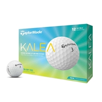 TaylorMade Kalea Custom Logo Golf Balls - White