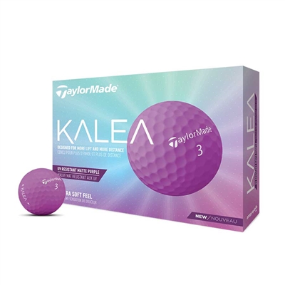TaylorMade Kalea Custom Logo Golf Balls - Purple