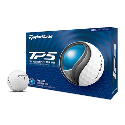 NEW! TaylorMade TP5 Golf Balls - White