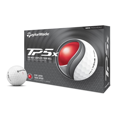 Prior Generation TaylorMade TP5x Golf Balls - White