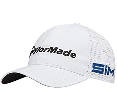 TaylorMade Tour Litetech Relaxed Adjustable Hat, White