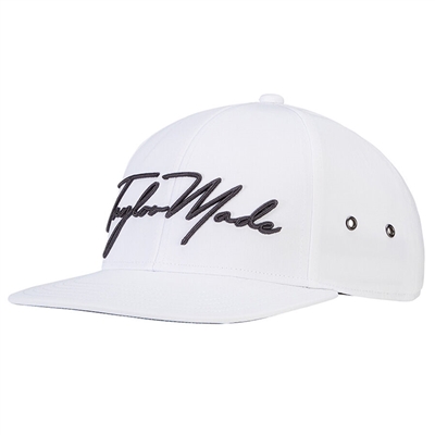 TaylorMade Signature Adjustable Hat, White