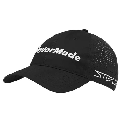 TaylorMade LiteTech Stealth Adjustable Hat, Black