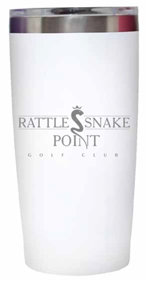 RattleSnake Point Namaka 20oz (501ML) Coffee Tumbler, White