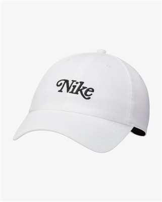 Nike Menâ€™s Heritage86 Washed Cap, White