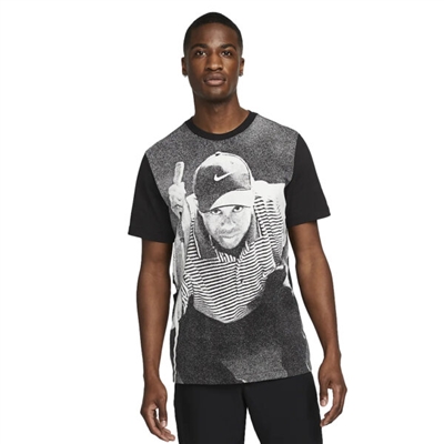 Nike Menâ€™s TW Poster Tee, Black