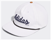 Adidas Corduroy Leather Five-Panel Rope Hat, White