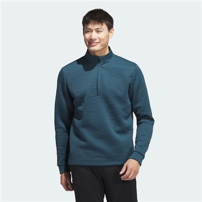 Adidas Menâ€™s DWR Quarter Zip Pullover, Arctic Night