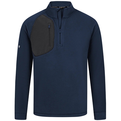 Levelwear Menâ€™s CL Logo Utility Midlayer, Navy