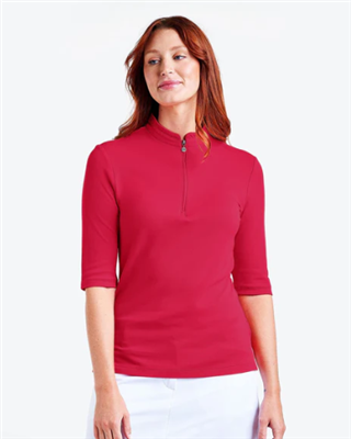 Nivo Women's Noa II Polo, Cherry