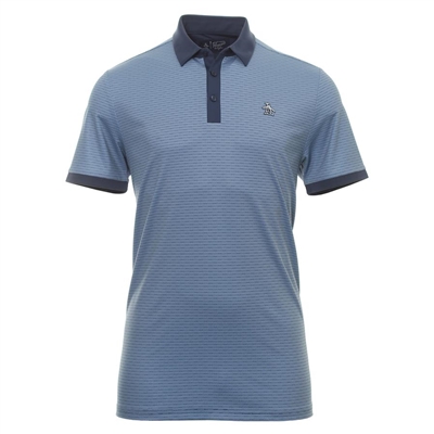 Penguin Golf Earl Polo Shirt, Fine Line Black Iris