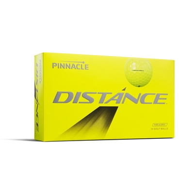 Pinnacle 2026 Distance Golf Balls 15- Pack-Yellow
