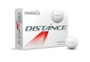 Pinnacle 2025 Distance Custom Logo Golf Balls 1 Dozen - White