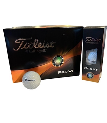 Titleist Pro V1 Golf Balls 2024, w/ Morguard Logo