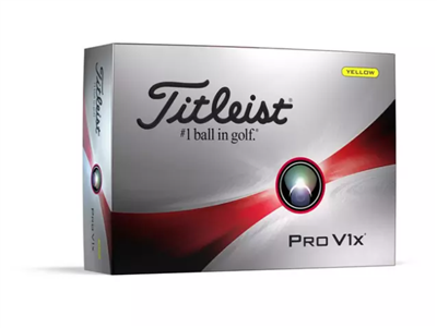 Titleist Pro V1x Yellow Golf Balls - 2024