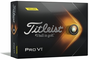 Titleist Pro V1 Yellow Golf Balls - 2022