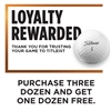 Titleist Pro V1/Pro V1x Loyalty Offer - BUY 3 GET 1 FREE WITH PERSONALIZATION