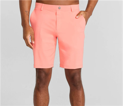 Redvanly Men's Hanover Pull-On 9" Short, Coral