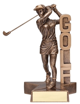 6.25â€³ Women's Golf Trophy | Billboard Series