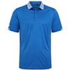 Levelwear Menâ€™s CL Logo Burst Polo, Blue Heron