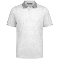 Levelwear Menâ€™s CL Logo Burst Polo, White