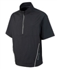 Men's Sunice George Short-Sleeve Wind Pullover, Black
