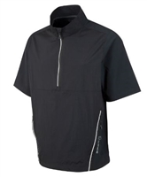 Men's Sunice George Short-Sleeve Wind Pullover, Black