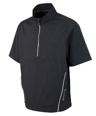 Men's Sunice George Short-Sleeve Wind Pullover, Black