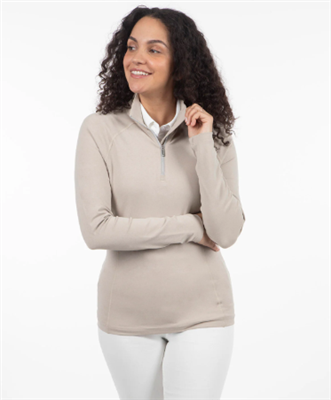 Sunice Women's Anam Quarterzip, Taupe