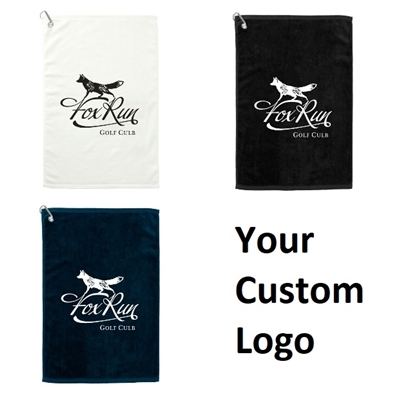 Custom Logo 16"x25" Terry Golf Towel