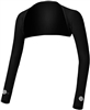 SParms Shoulder Wraps (Sun Protection and Cooling), Black