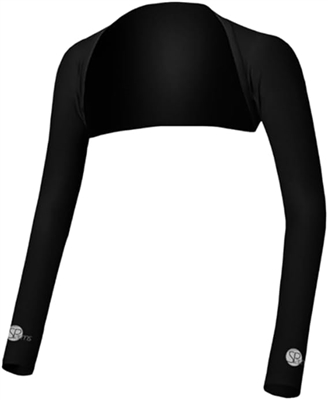 SParms Shoulder Wraps (Sun Protection and Cooling), Black