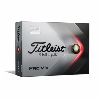 Titleist Pro V1x AIM Golf Balls - 2022 (Enhanced Alignment)