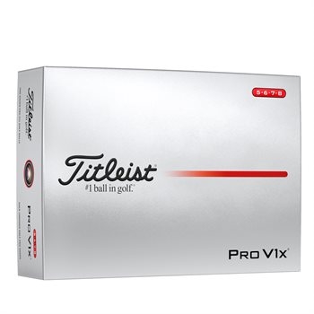 Titleist Pro V1x Golf Balls - High Numbers