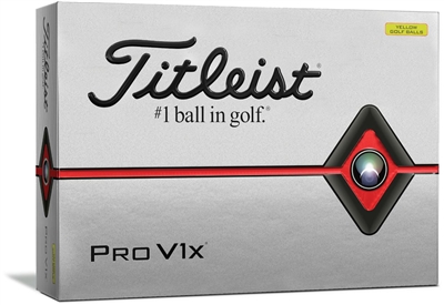 Titleist 2019 Pro V1x Golf Balls - Yellow (1 dozen)