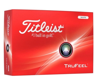 Titleist TruFeel Golf Ball  - White