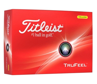 Titleist 2024 TruFeel Golf Ball  - Yellow