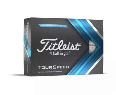 Titleist 2023 Tour Speed Golf Ball, White