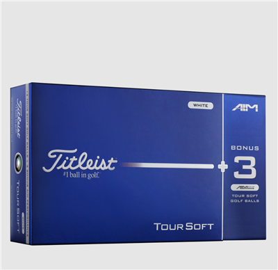 Titleist Tour Soft 12+3 Golf Balls, White