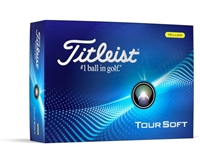 Titleist 2024 Tour Soft Golf Ball, Yellow