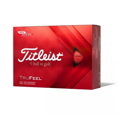 Titleist TruFeel Golf Ball  - Red