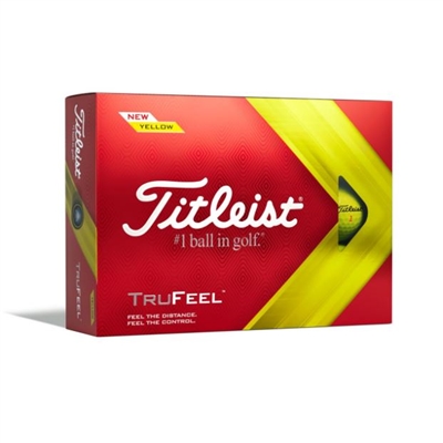Titleist TruFeel Golf Ball  - Yellow (prior gen)