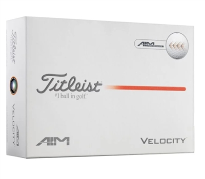 Titleist Velocity AIM Performance Golf Balls, White