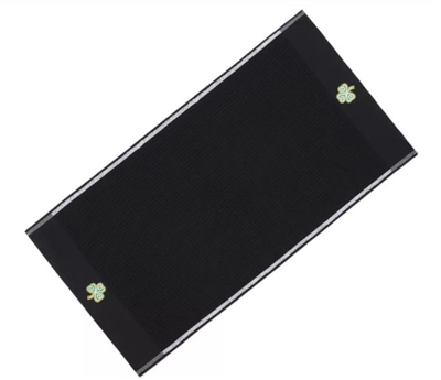 Titleist Players Terry Towel Shamrock, Black/Green