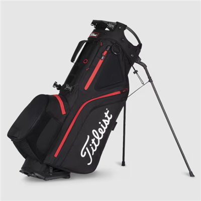 Titleist Hybrid 5 Stand Bag, Black/Red (with Club Logo), shop worn
