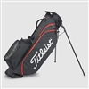 2023 Titleist Players 4 Stand Bag, Black/Black/Red