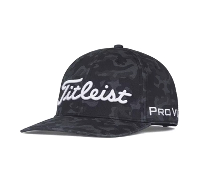 Titleist Black Camo Tour Cotton Semi Curve