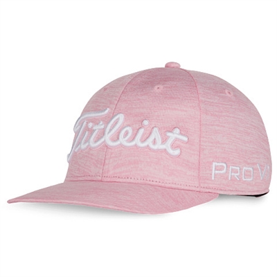 Titleist PINKOUT Tour Space Dye Semi Curve Pink Hat